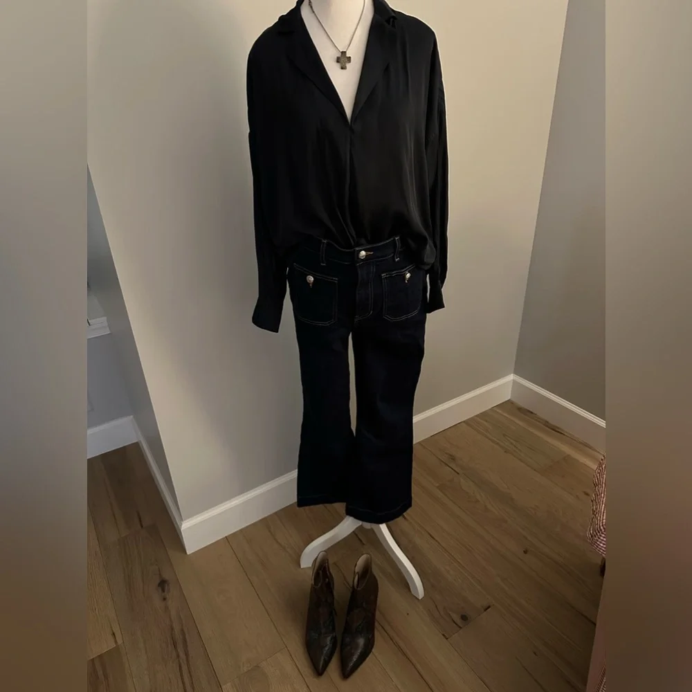 Zadig and Voltaire Tamy Satin blouse. - Picture 5 of 10